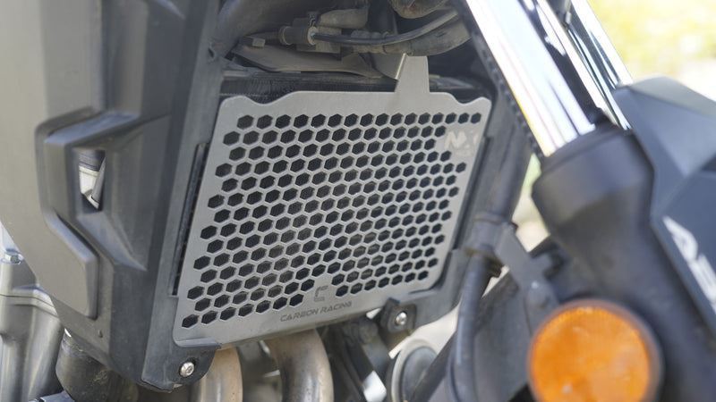 Carbon Racing-Aluminium Radiator Grill for NX 500-Black