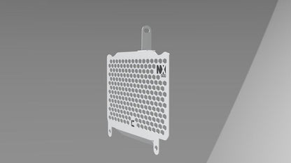 Carbon Racing-Aluminium Radiator Grill for NX 500-Silver