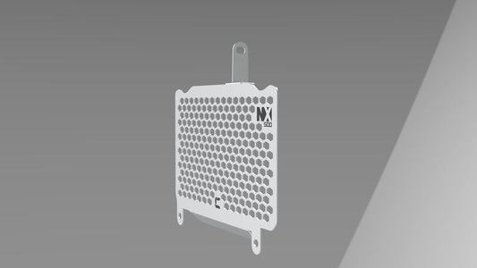 Carbon Racing-Aluminium Radiator Grill for NX 500-Silver