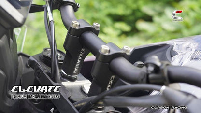 Carbon Racing-Elevate Premium Handlebar Riser For KTM Adventure 390250X (2025)