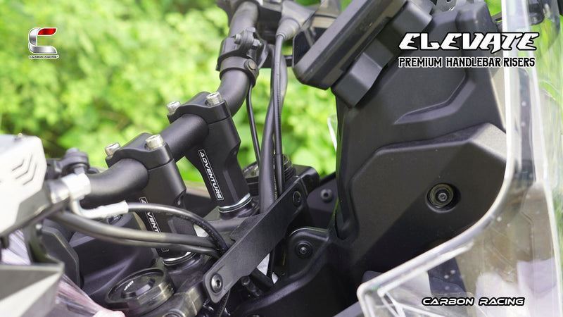 Carbon Racing-Elevate Premium Handlebar Riser For KTM Adventure 390/250/X (2025)