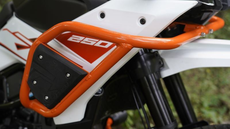 Carbon Racing-Fairing Crash Guard (Orange) For KTM Adventure 390250X (2025)