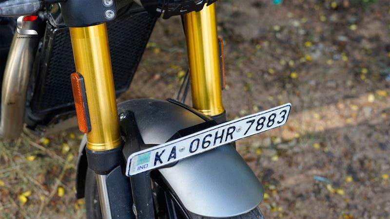 Carbon Racing-Fender Number Plate Mount For Triumph Speed 400/Scrambler 400X