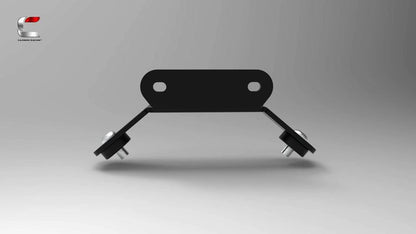 Carbon Racing-Fender Number Plate Mount For Triumph Speed 400/Scrambler 400X