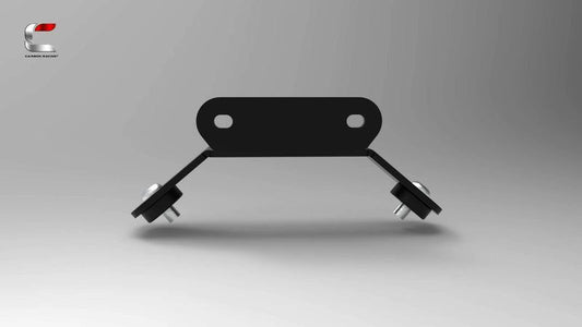 Carbon Racing-Fender Number Plate Mount For Triumph Speed 400/Scrambler 400X