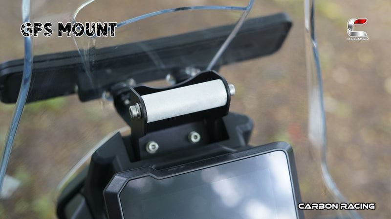 Carbon Racing-GPS Mount (Black) For KTM Adventure 390/250/X (2025)