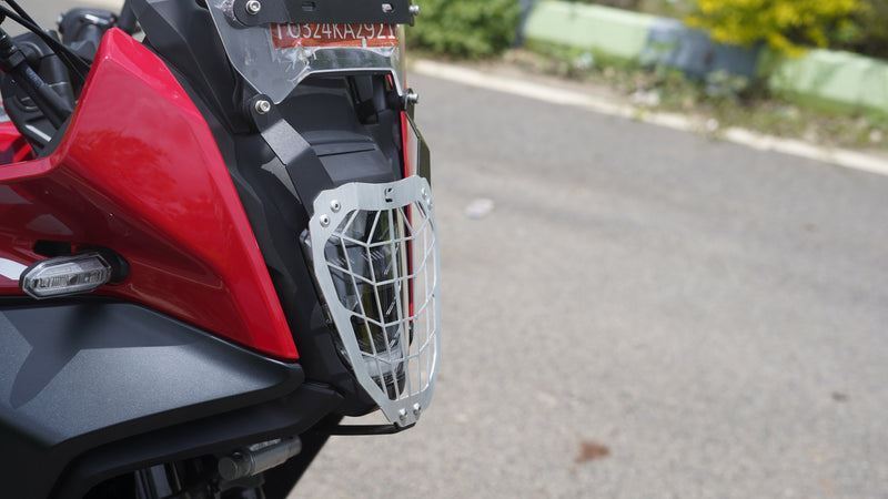 Carbon Racing-Headlight Grill for NX 500-Silver
