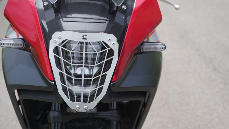 Carbon Racing-Headlight Grill for NX 500-Silver