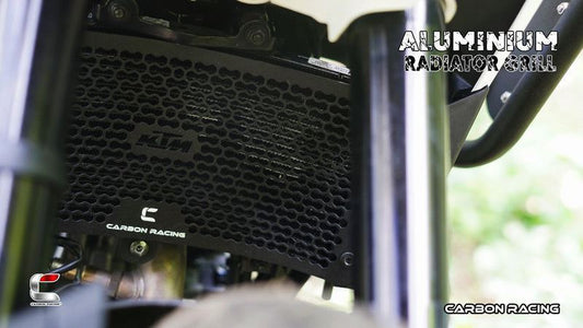 Carbon Racing-"Hive" Premium Aluminium Radiator Guard For KTM Adventure 390/250/X (2025)