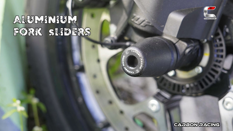 Carbon Racing-Premium Aluminium Fork Sliders For KTM Adventure 390250X (2025)