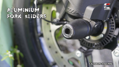 Carbon Racing-Premium Aluminium Fork Sliders For KTM Adventure 390250X (2025)