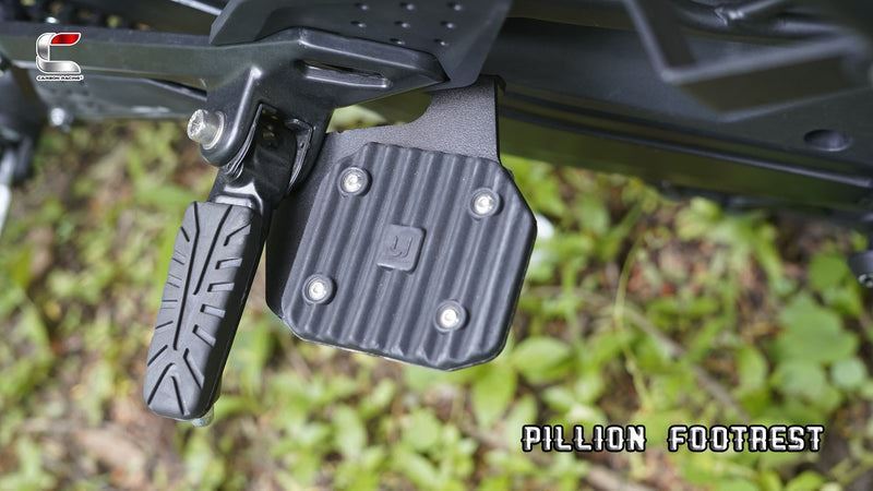 Carbon Racing-Premium Pillion Footrest With Traction Top For KTM Adventure 390250X (2025)