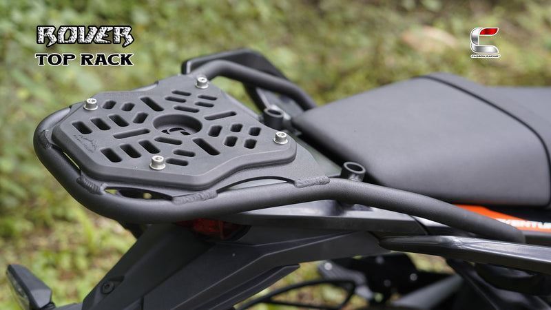 Carbon Racing-Rover Top Rack With Vibration Dampener For KTM Adventure 390/250/X (2025)