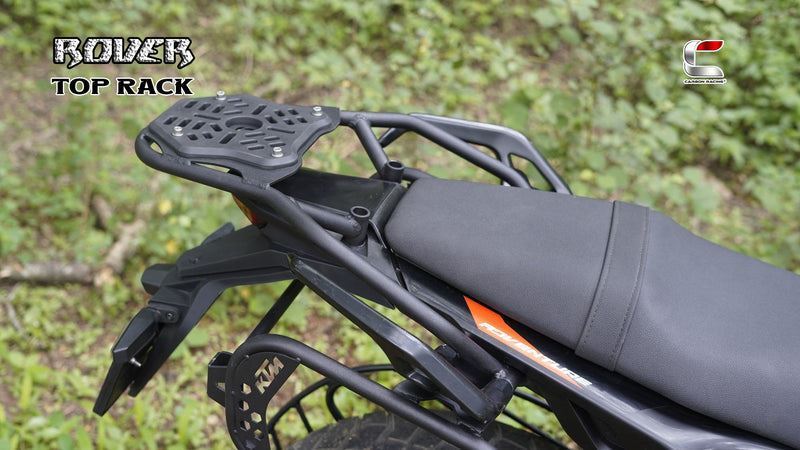 Carbon Racing-Rover Top Rack With Vibration Dampener For KTM Adventure 390/250/X (2025)