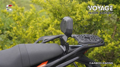 Carbon Racing-Voyage Pillion Backrest For KTM Adventure 390250X (2025)