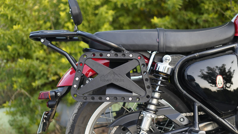 Carbon Racing AdvenTOUR Pannier Mount / Saddle Stay For BSA Goldstar 650 - CRBSA