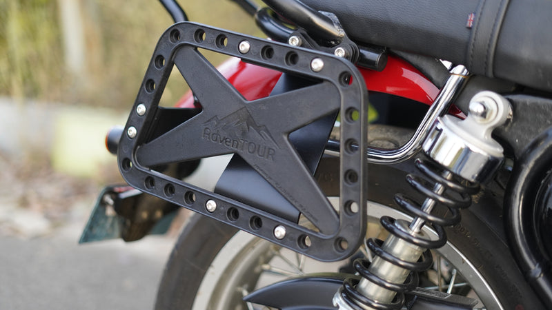Carbon Racing AdvenTOUR Pannier Mount / Saddle Stay For BSA Goldstar 650 - CRBSA