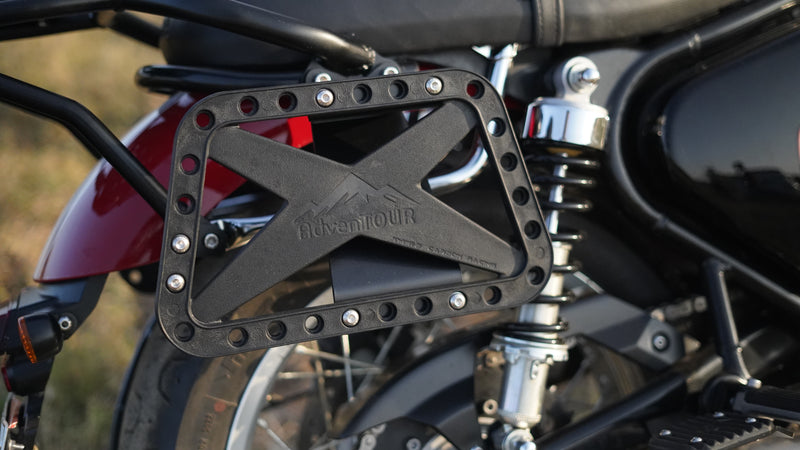 Carbon Racing AdvenTOUR Pannier Mount / Saddle Stay For BSA Goldstar 650 - CRBSA