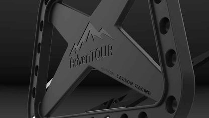 Carbon Racing AdvenTOUR Pannier Mount / Saddle Stay for KTM Adventure 390/250/X (2025+) - CRKTMX