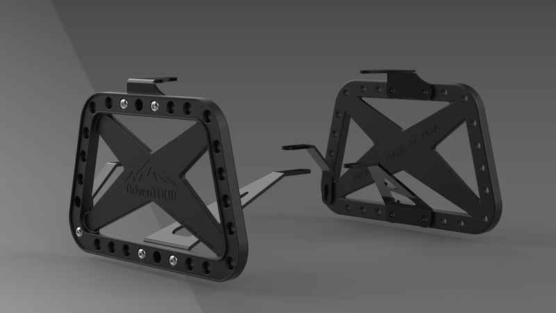 Carbon Racing AdvenTOUR Pannier Mount / Saddle Stay for KTM Adventure 390/250/X (2025+) - CRKTMX