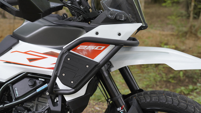 Carbon Racing Fairing Crash Guard for KTM Adventure 390/250/X 2025 (Raven Black) - CRKTMX