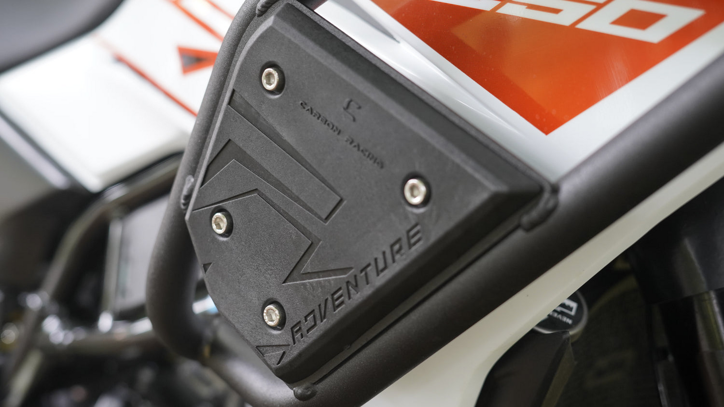 Carbon Racing Fairing Crash Guard for KTM Adventure 390/250/X 2025 (Raven Black) - CRKTMX