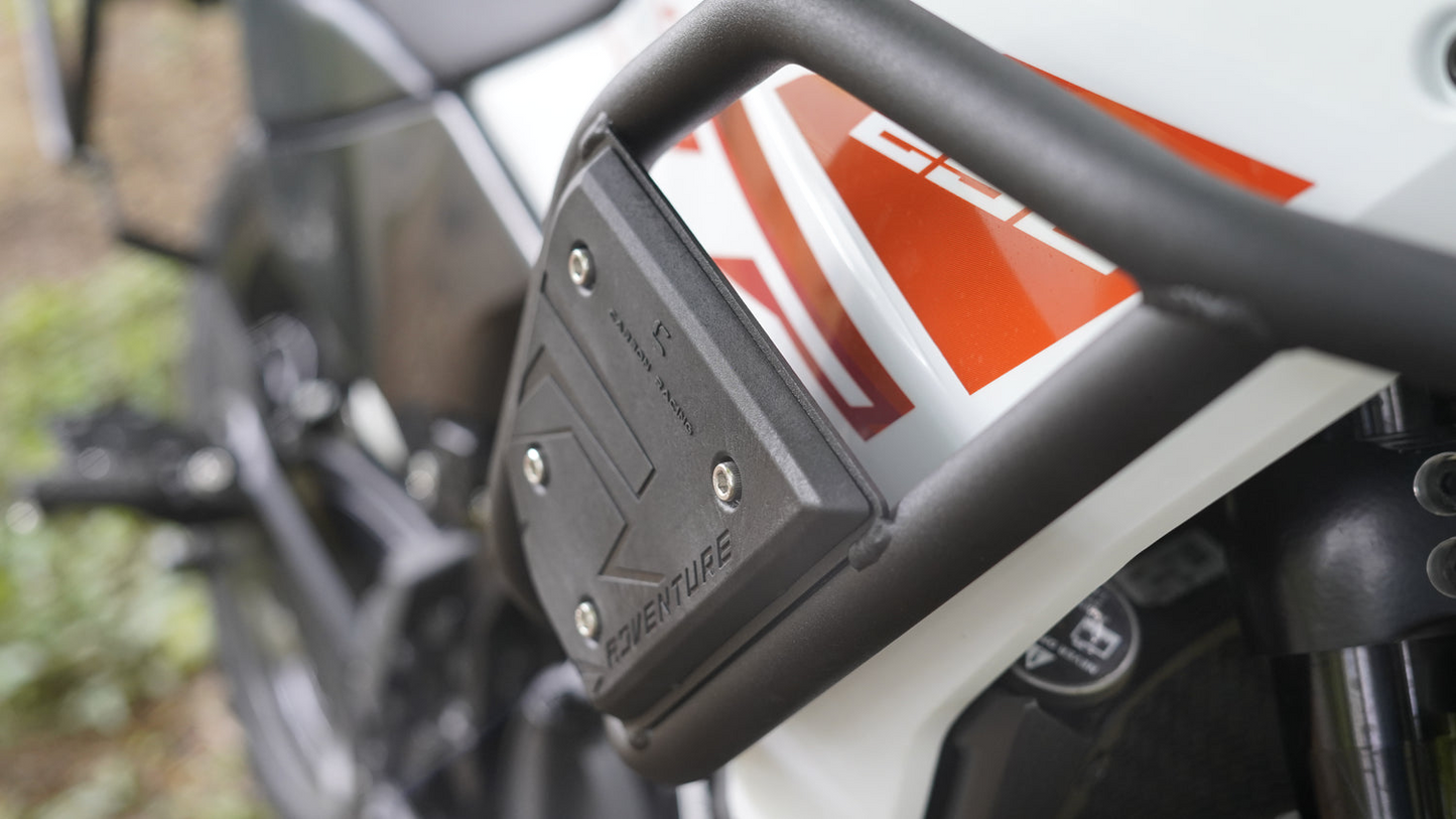 Carbon Racing Fairing Crash Guard for KTM Adventure 390/250/X 2025 (Raven Black) - CRKTMX