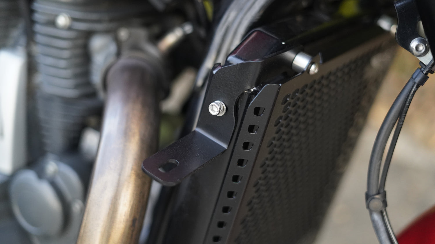 Carbon Racing Fog Lamp Mount - BSA Goldstar 650 - CRBSA