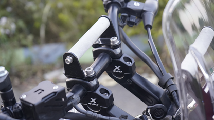 Carbon Racing Handlebar Mounted GPS/Utility Mount for Harley X440 - CRH440