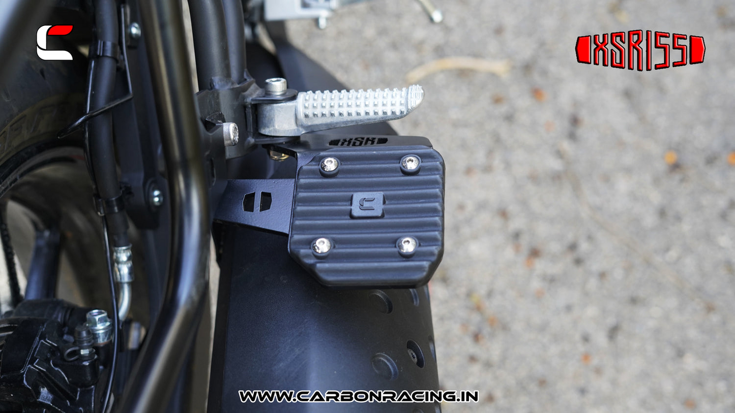 Carbon Racing "JOURNEY" Premium Pillion Footrest with Traction Top for Yamaha XSR 155 - CRXSR155