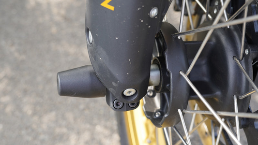 Carbon Racing Premium Aluminium Fork Sliders For Guerrilla 450 - Matte Black - CRGR450