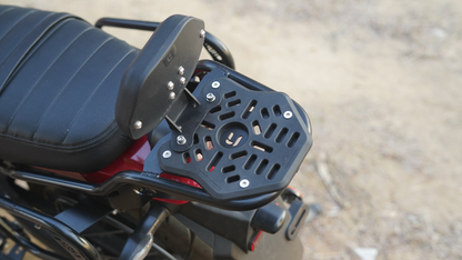 Carbon Racing ROVER Top Rack with Vibration Dampener For Yamaha XSR 155 (Without Backrest) - CRXSR155