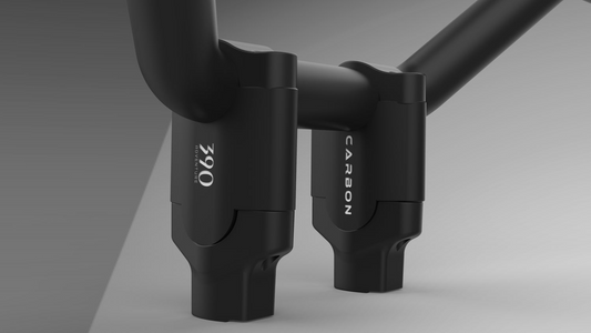 Carbon Racing Straight Handlebar Risers for 390 Adventure - 2 Inch - CRKTMADV