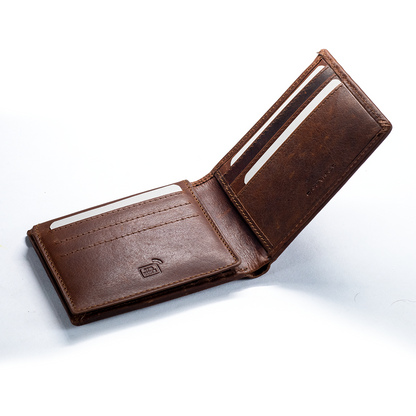 Carbonado Bifold Wallet Classic (Brown)