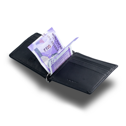 Carbonado Bifold Wallet Money Clip (Black)