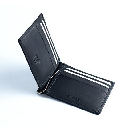 Carbonado Bifold Wallet Money Clip (Black)
