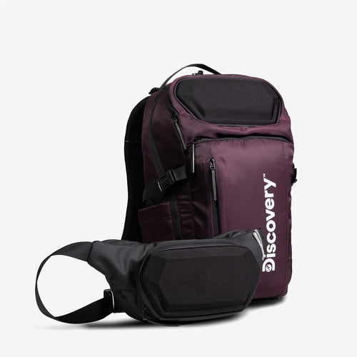 Carbonado Boulder Backpack & Waist Bag Combo (Winered)