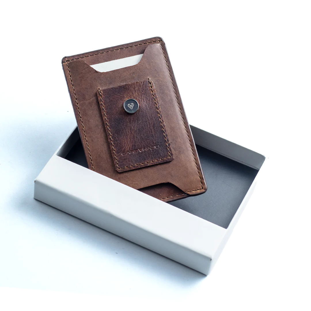 Carbonado Card Holder Plus (Brown)