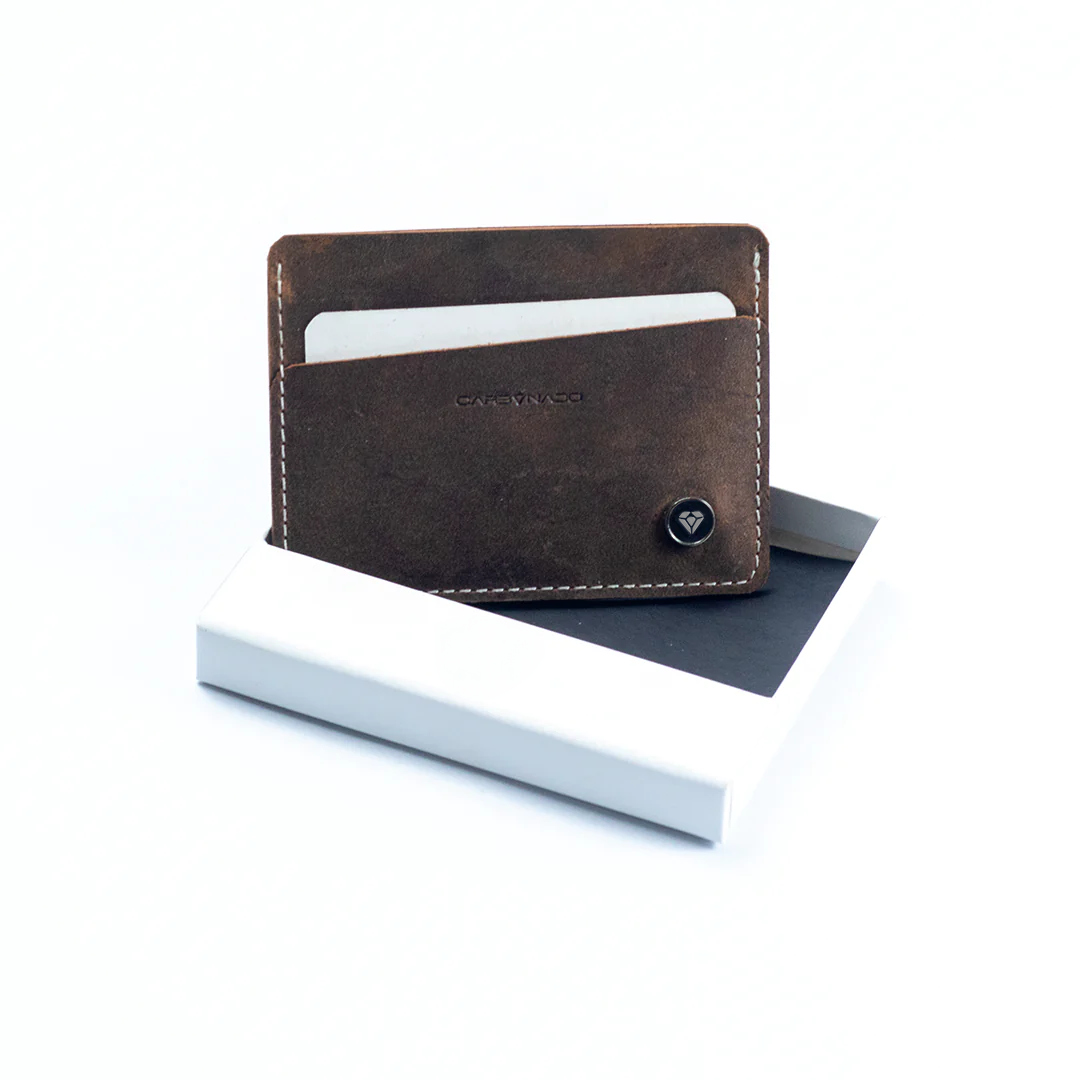 Carbonado Card Holder (Brown)