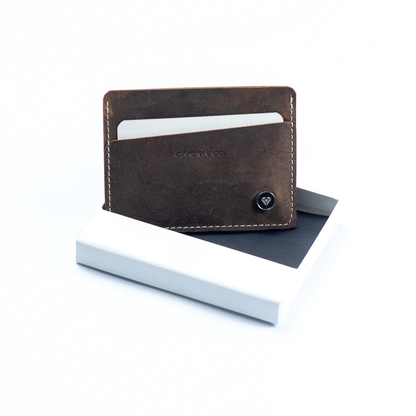 Carbonado Card Holder (Brown)