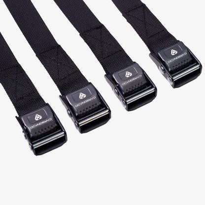 Carbonado Multipurpose Cam Buckle TieDownStrap Set of 4