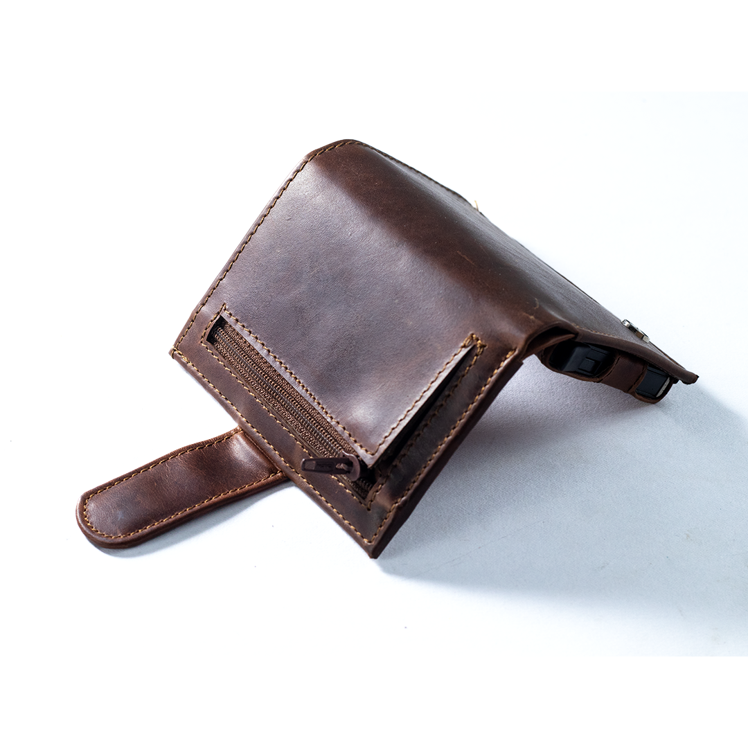 Carbonado Popup Card Bifold Wallet (Brown)