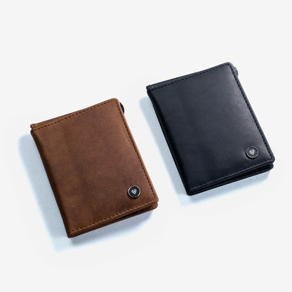 Carbonado Tri Fold Money Clip Wallet (Black)