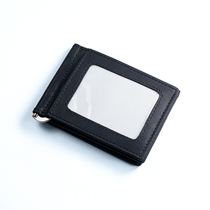 Carbonado Tri Fold Money Clip Wallet (Black)