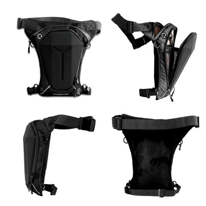 Carbonado Turtle Thigh Bag (Black Camo)