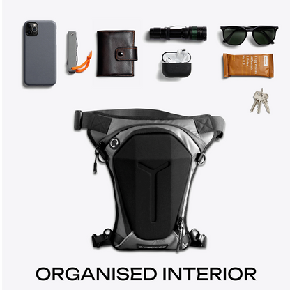 Carbonado Turtle Thigh Bag (Grey)