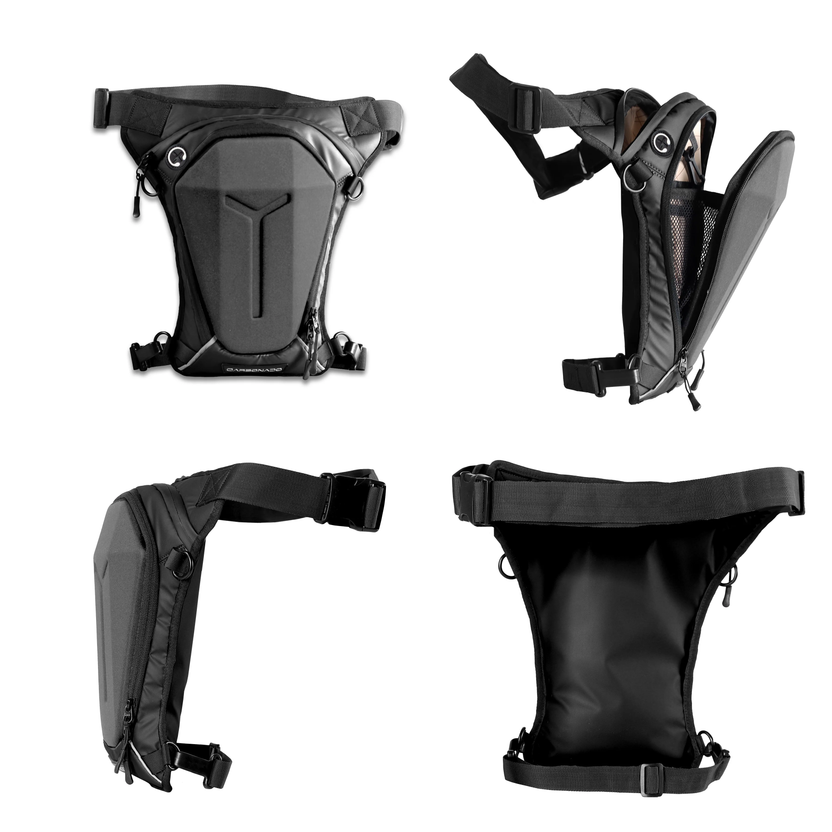 Carbonado Turtle Thigh Bag (Slate)