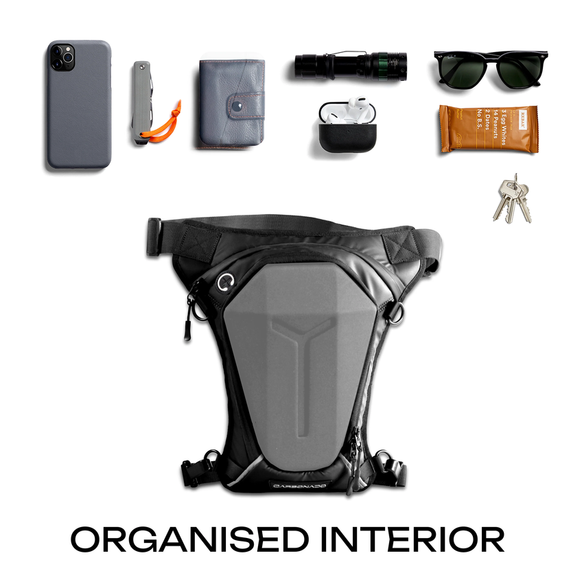 Carbonado Turtle Thigh Bag (Slate)