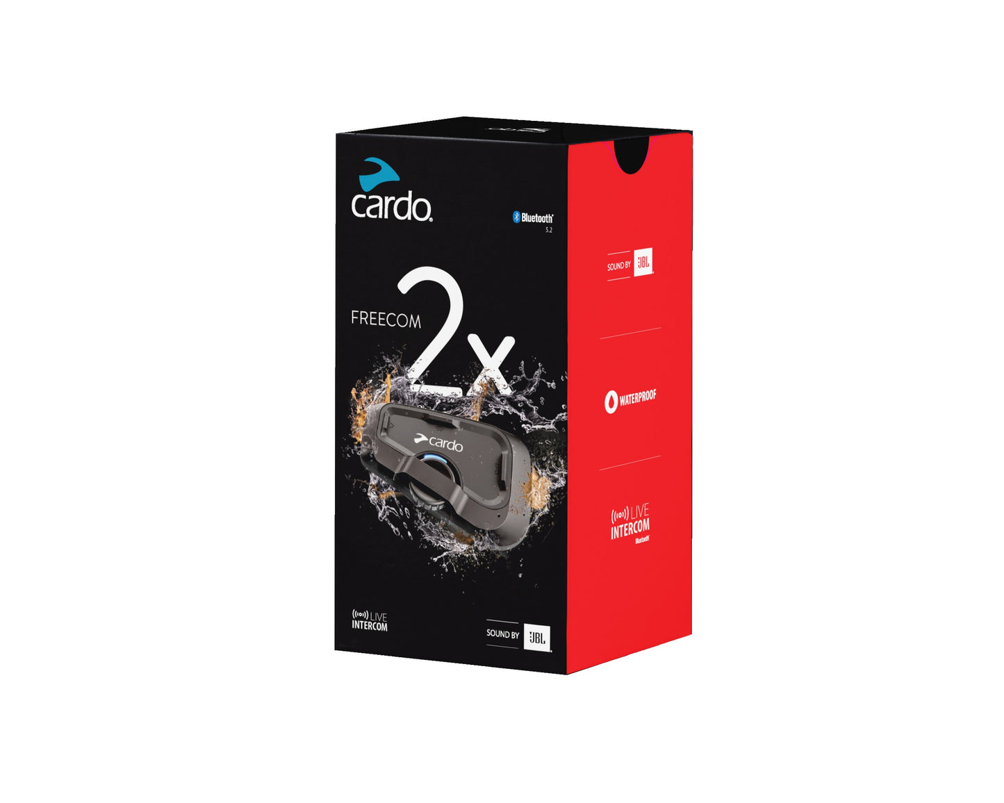 Cardo Freecom 2X, Bluetooth Communicator for 2 Riders