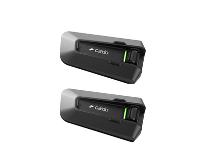 Cardo Packtalk Edge Duo-Waterproof Bluetooth Intercoms-Sound by JBL